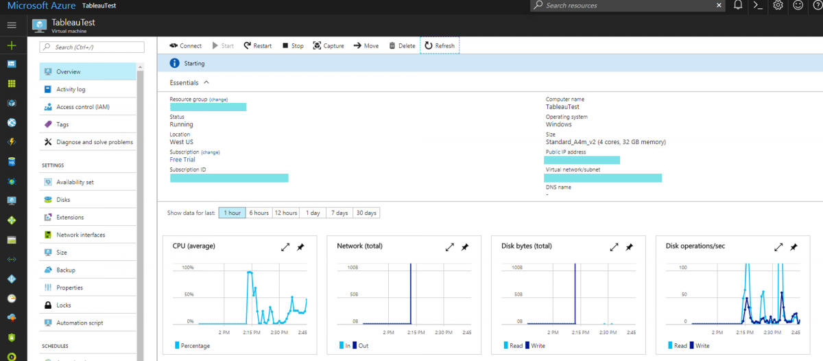 Azure + Tableau Server = Flex