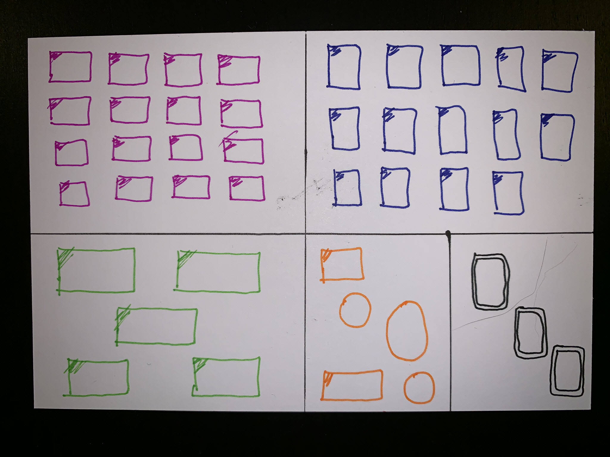 Dear Data 2019 – Week 4, Mirrors